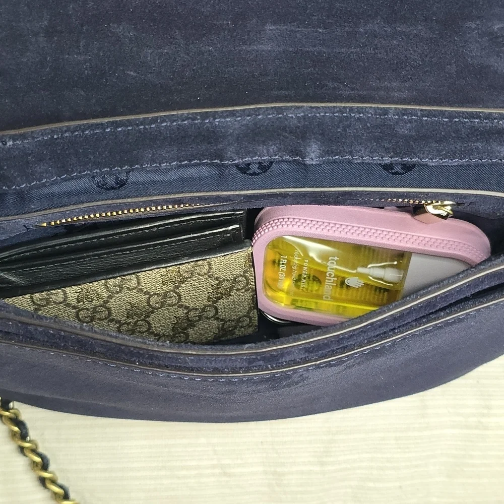 Tory Burch Fringe Farrah Suede Purse